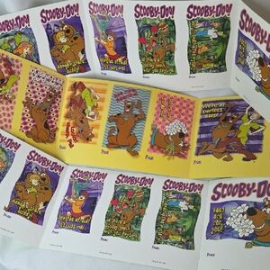 Valentines Scooby-Doo Vintage Year 2000 NEW Old Stock 24 Cards Total